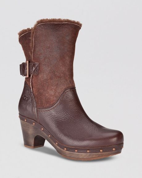 brown ugg platform boots