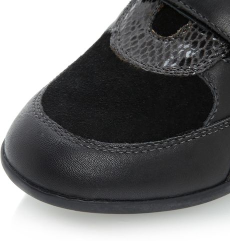 geox wedge trainers black
