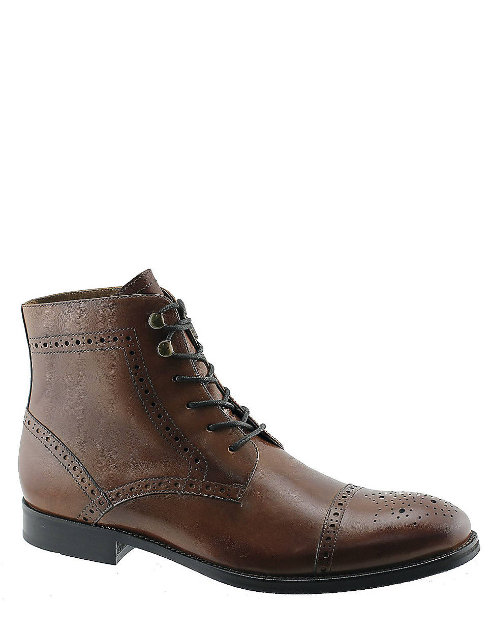 leather cap toe boots