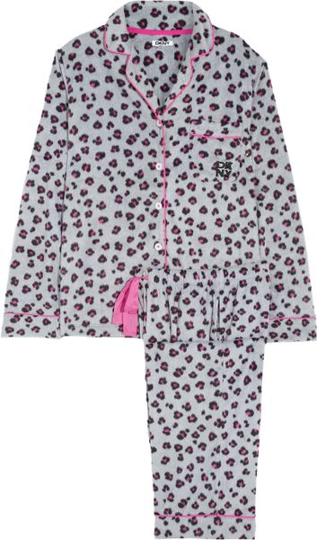 dkny pajama fleece wish animal gray lyst
