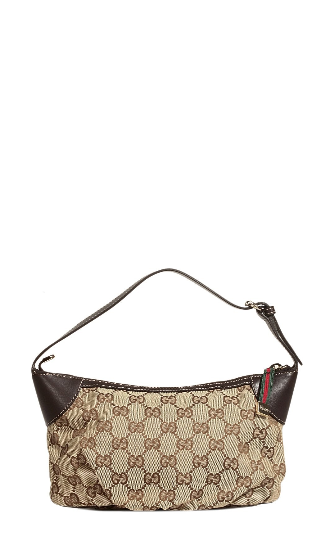 Gucci Mini Bag Pleated Across Body Gg in Brown (marron) | Lyst