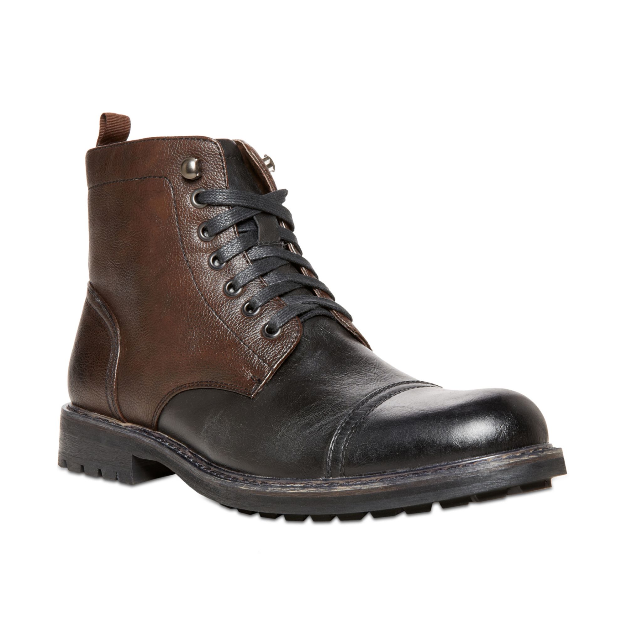 Steve Madden Madden Mens Shoes Ignite Captoe Boots in Brown for Men ...