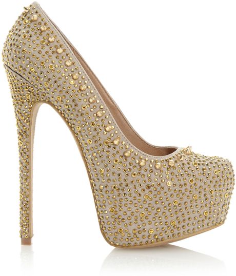 heels pumps steve madden heels steve madden gold dipsie sm rhinestone ...
