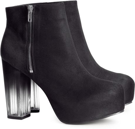 h&m platform combat boots