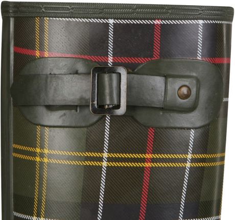 barbour tartan wellies