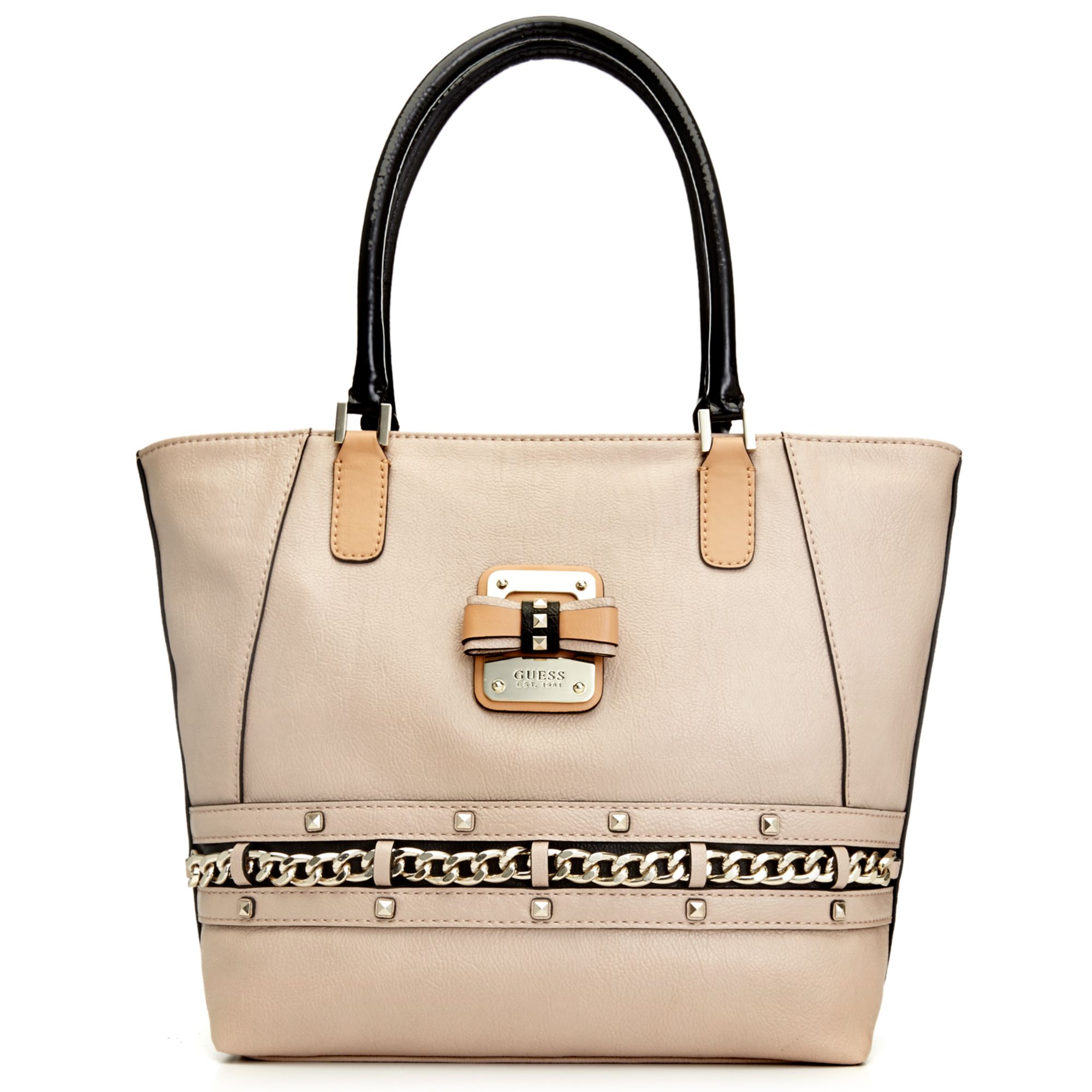 Guess Guess Handbag Ellese Small Classic Tote in Silver (Stone) Lyst