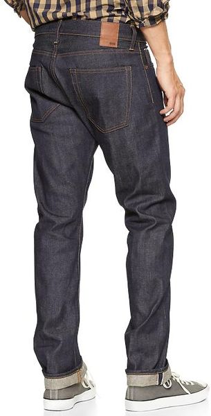 gap raw denim