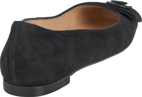square toe ballet pumps