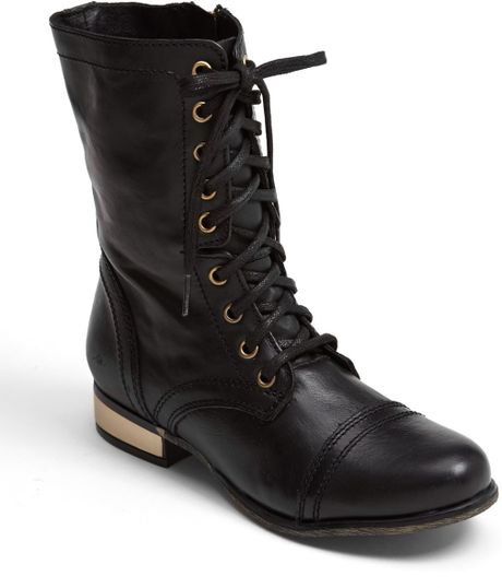 Steve Madden Troopa Limited Edition Boot in Black (Black Gold) | Lyst