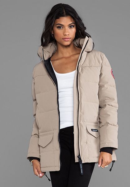 Canada Goose Solaris Parka In Tan In Beige Tan Lyst