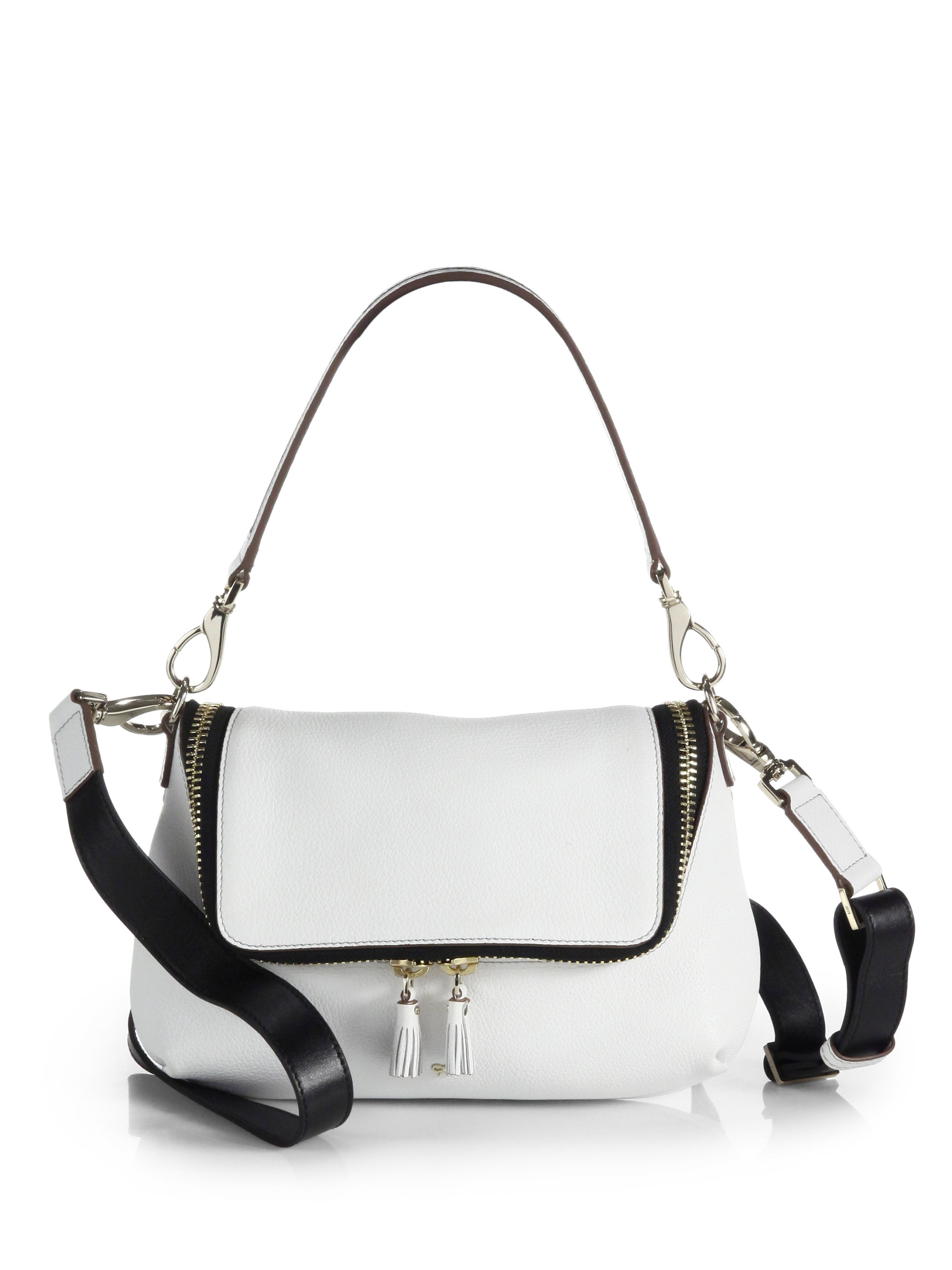 Anya Hindmarch Maxi Zip Crossbody Bag in White Lyst