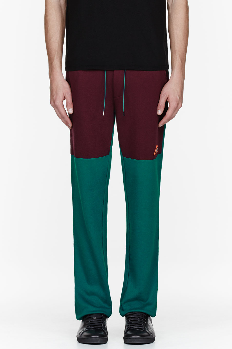 Originals X Opening Ceremony Teal and Burgundy Fleece Rock Climbing Pants in Green for Men (teal