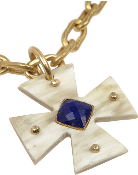  - ashley-pittman-metallic-nyota-goldtone-horn-and-lapis-lazuli-necklace-product-4-13576289-474148706_large_flex