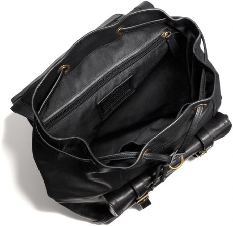 Coach Bleecker Backpack In Leather in Black for Men | Lyst