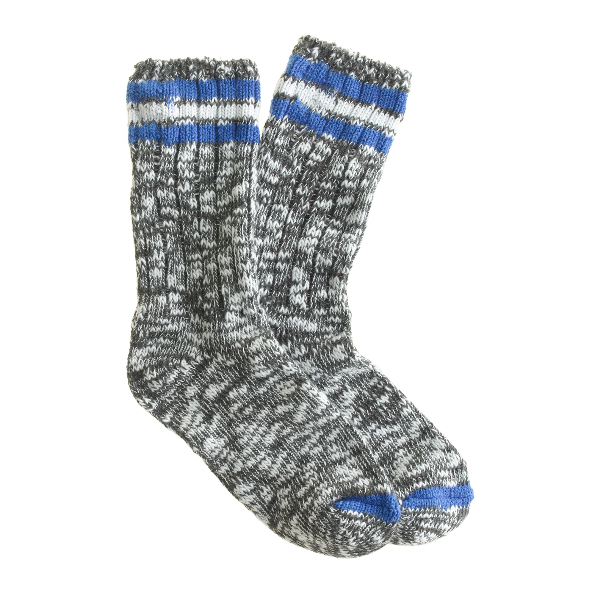J.crew Marled Rugby Socks in Gray (hthr charcoal) Lyst
