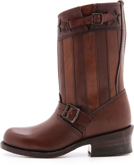 frye dark brown boots