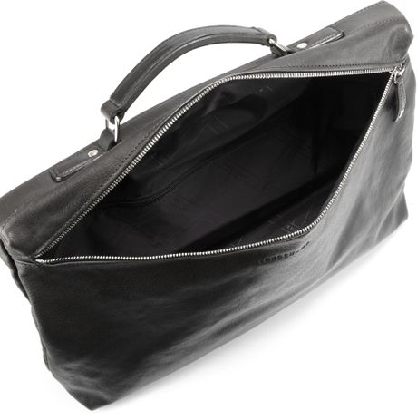 longchamp parisis briefcase leather
