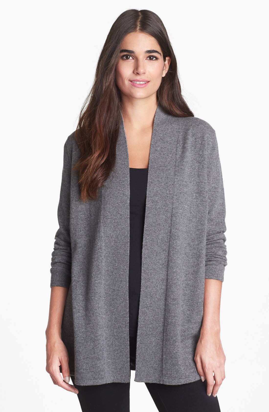 petite grey cardigan