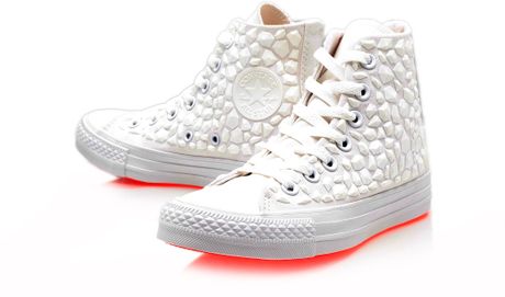 rhinestone converse ct hi lyst