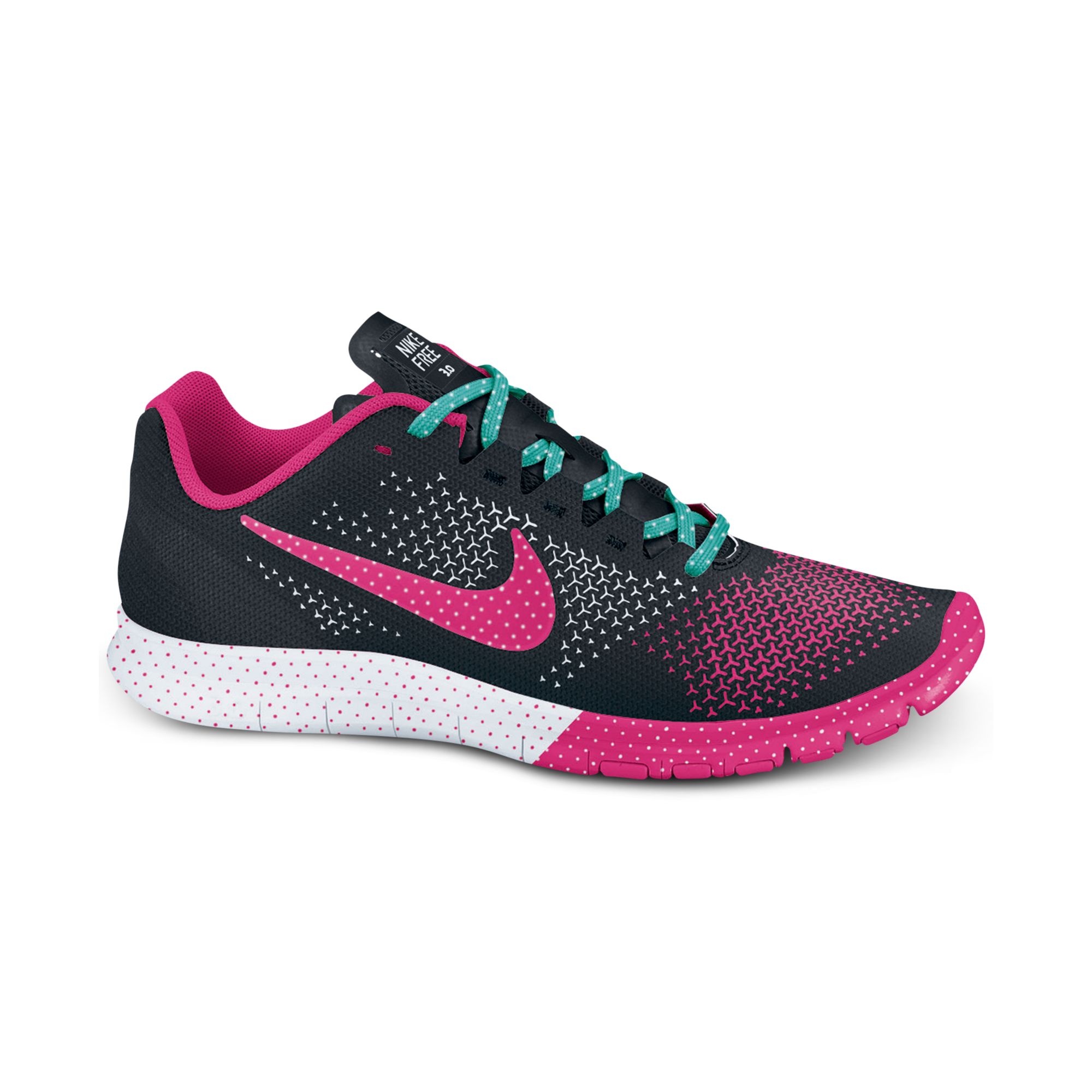 Nike Free Advantage Mesh Caf Sneakers in Pink (BLACK/SPORT