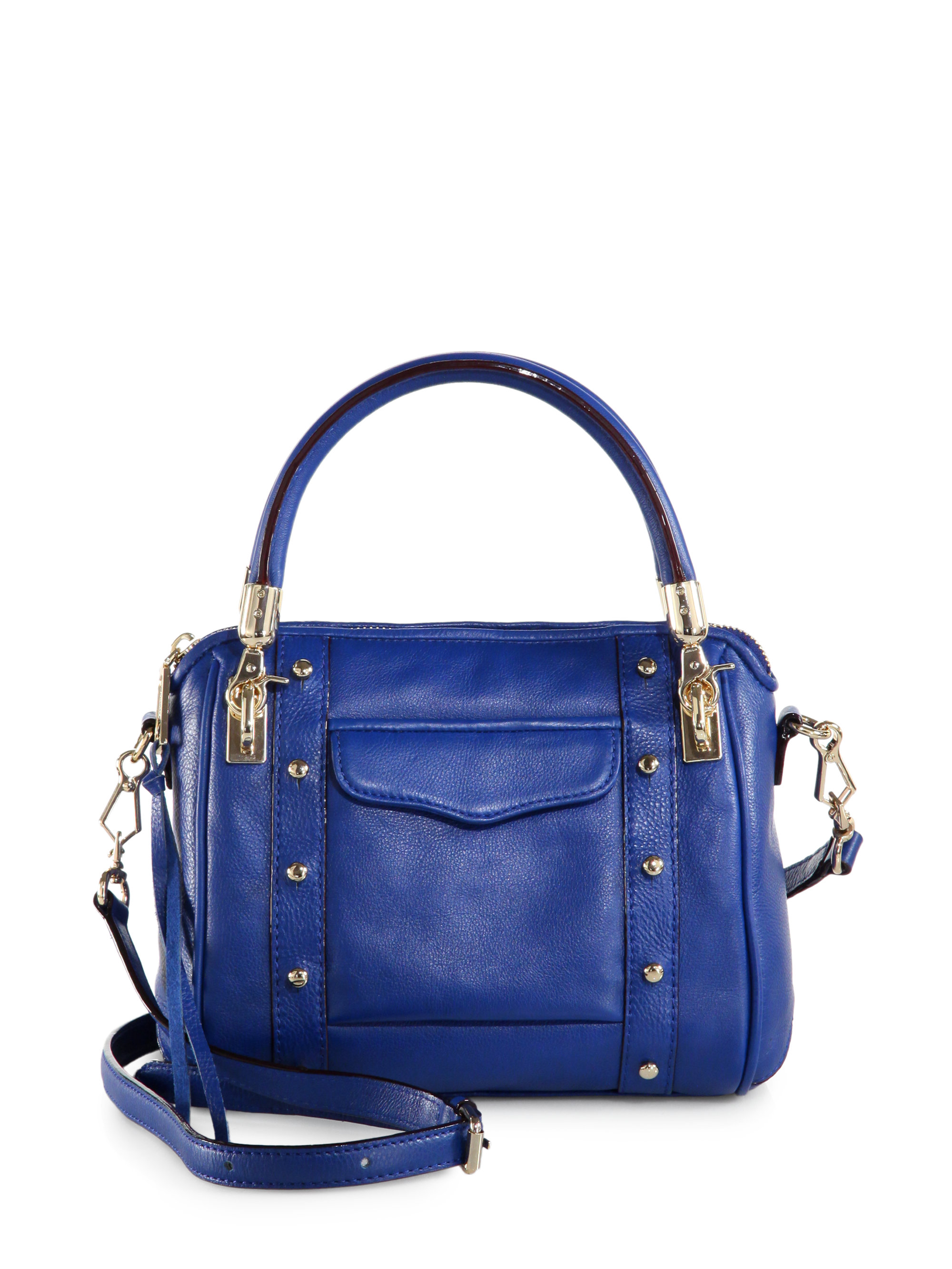 Rebecca Minkoff Mini Cupid Satchel in Blue (ELECTRIC BLUE) Lyst