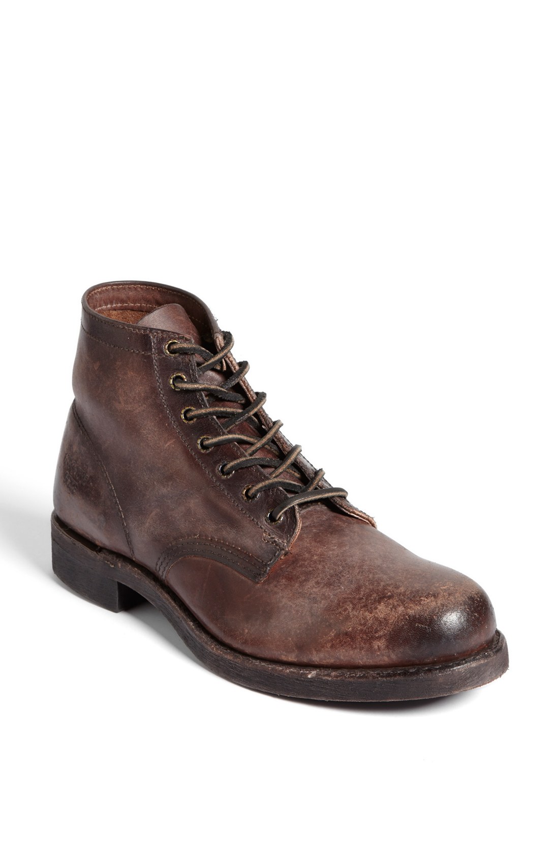 Frye Prison Leather Boot in Brown for Men (Dark Brown) | Lyst