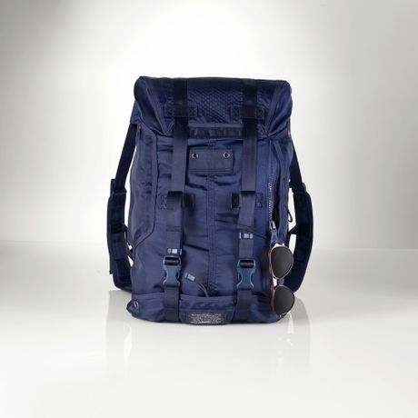 Mochila Ralph Lauren Polo Sport Azul Marino Mochilas Mujer Bimba Y Lola