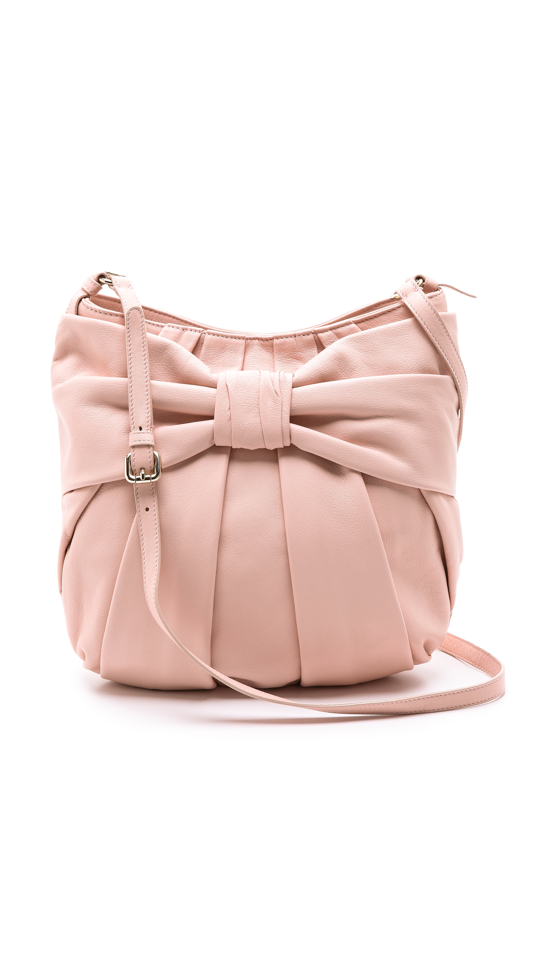 Red Valentino Calfskin Bow Shoulder Bag in Pink (Petal) Lyst