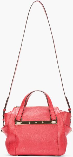 red chloe handbag