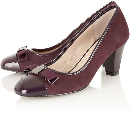 Lotus Cosmos Court Shoes in Purple | Lyst
