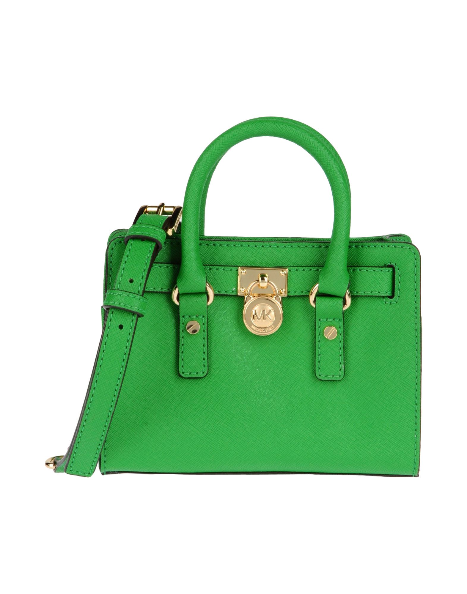 Michael By Michael Kors Small Leather Bag in Green (Light green) Lyst