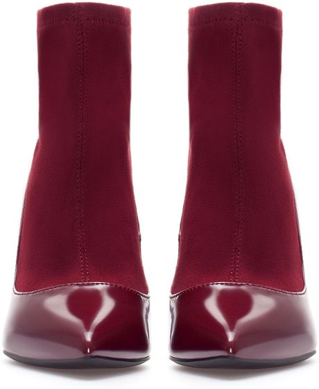 chunky high boots zara
