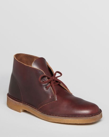 clarks burgundy boots