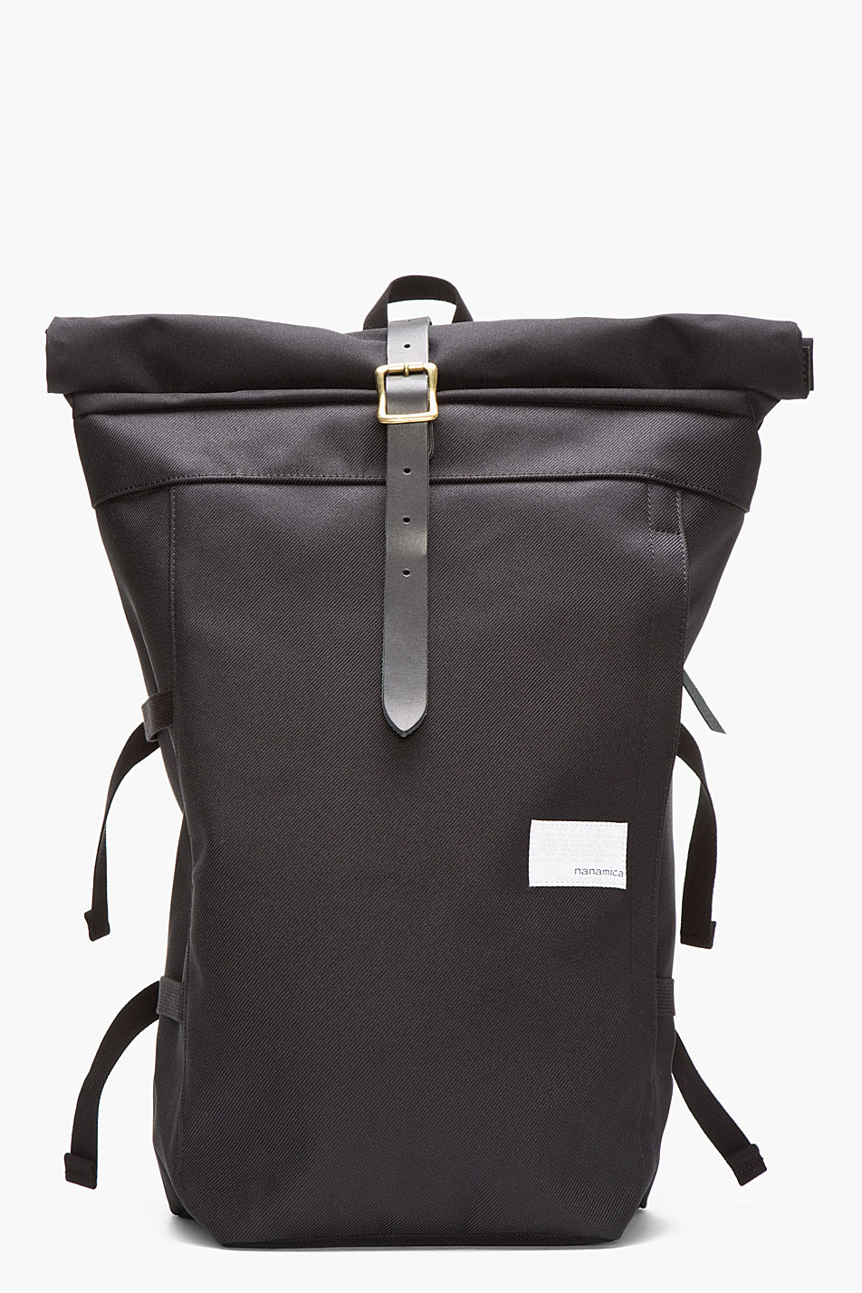 Nanamica Black Roll_top Cycling Backpack in Black for Men Lyst