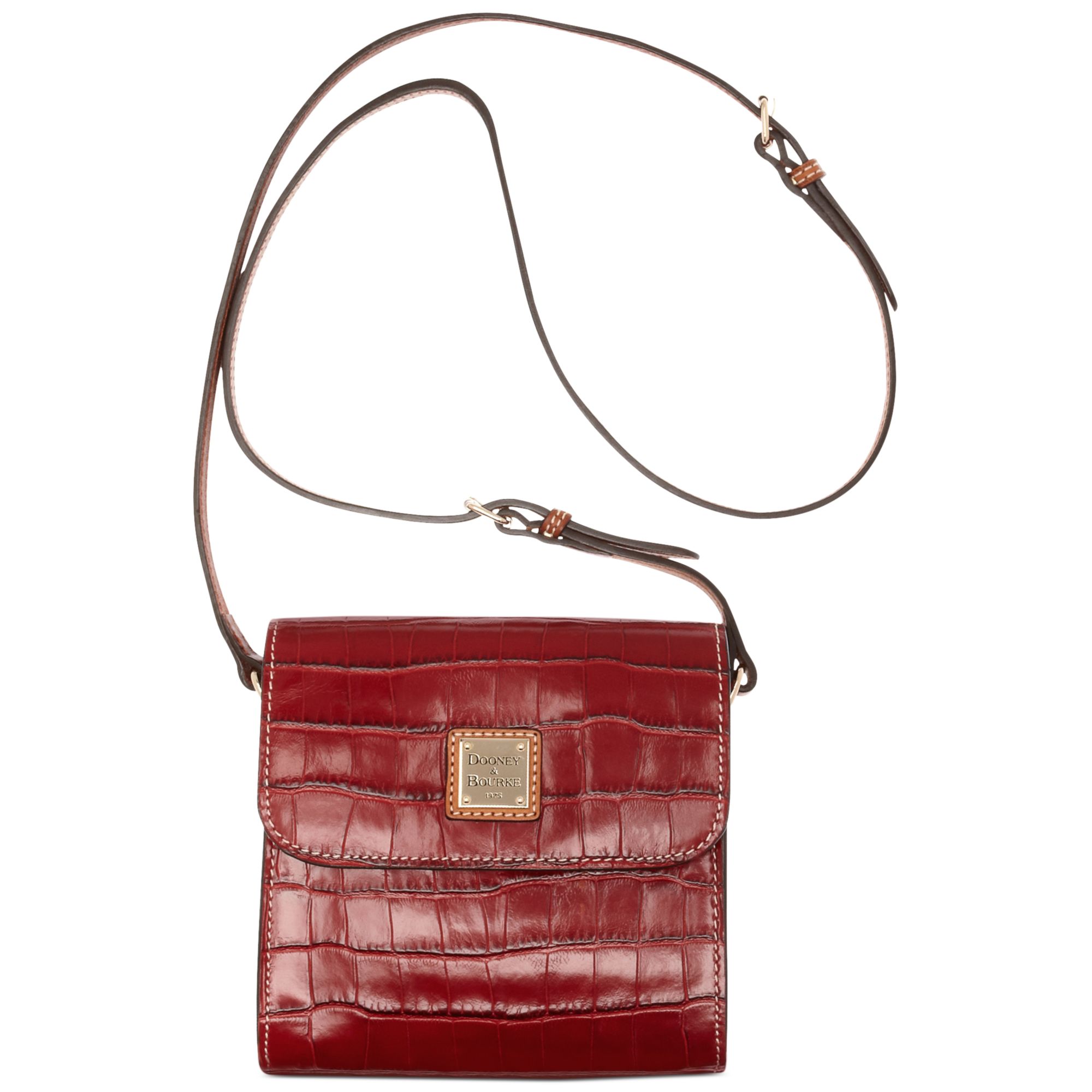 Dooney & Bourke Croco Lexington Crossbody in Red Lyst