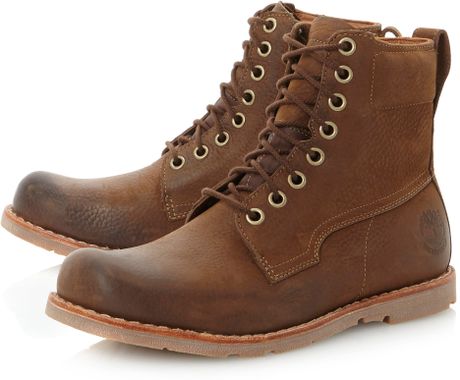 timberland rugged 6 inch boot for men in brown
