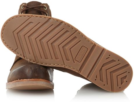 timberland rugged 6 inch boot for men in brown