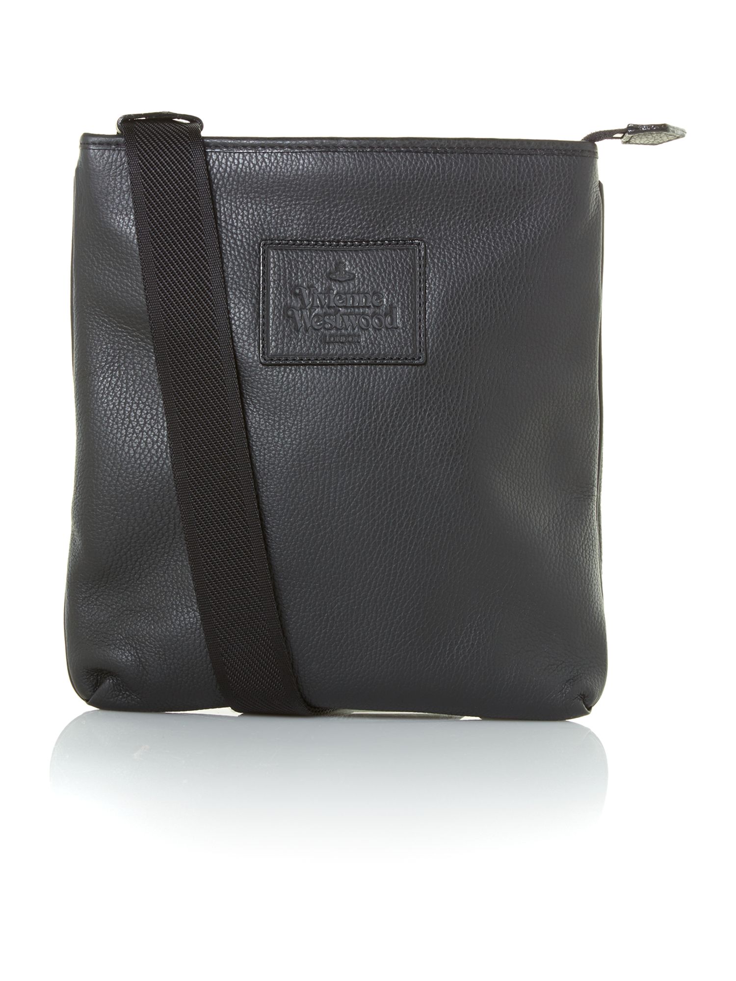 Vivienne Westwood Leather Pouch Bag in Gray for Men (Black) Lyst