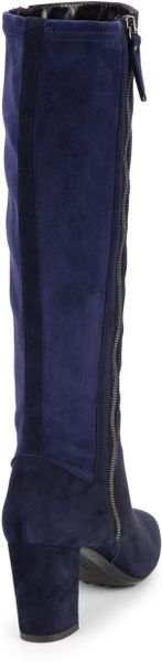 aquatalia navy blue boots