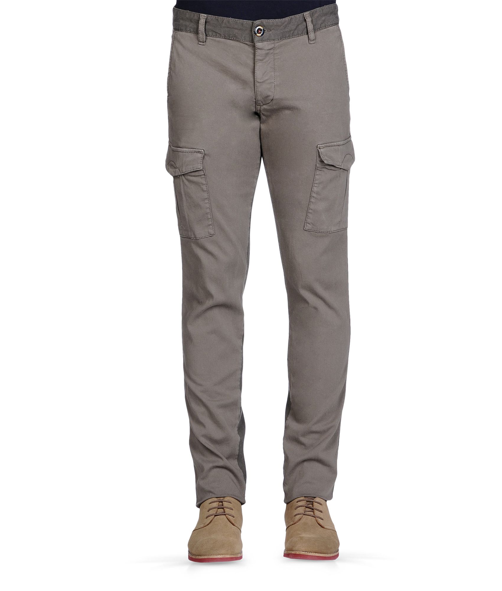 gray cargo jeans