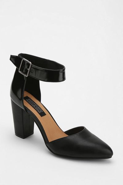 Urban Outfitters Deena Ozzy Ankle-strap Heel in Black | Lyst
