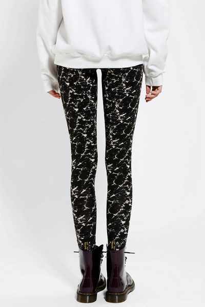 Urban Outfitters Obey Ripper Cutout Legging in Black (BLACK  WHITE ...
