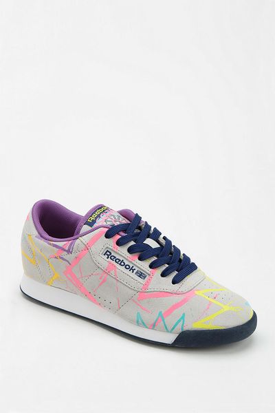 Urban Outfitters Reebok Princess Running Sneaker in Gray (GREY MULTI