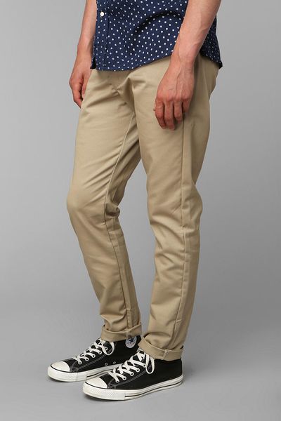 Urban Outfitters Dickies Skinny Straight Work Pant in Khaki for Men | Lyst