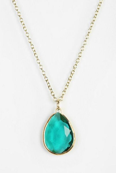 Urban Outfitters Sea Stone Necklace in Green (MINT) | Lyst