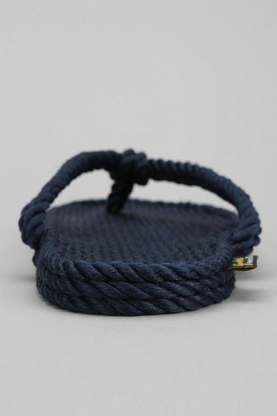 ... Outfitters Burkman Bros X Gurkees Tobago Rope Sandal in Blue (NAVY