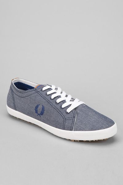 Urban Outfitters Fred Perry Kingston Chambray Sneaker in Blue for Men ...