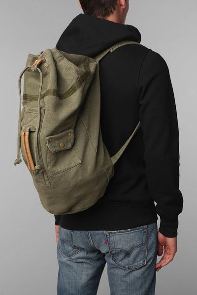 Urban Outfitters Canvas Duffle Backpack in Gray for Men (OLIVE) | Lyst