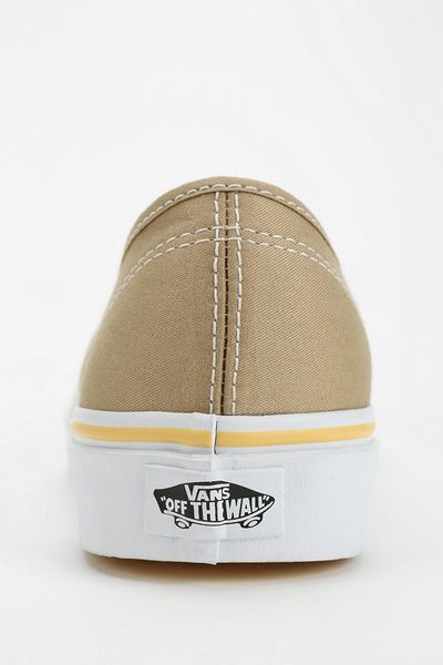 vans tan authentic