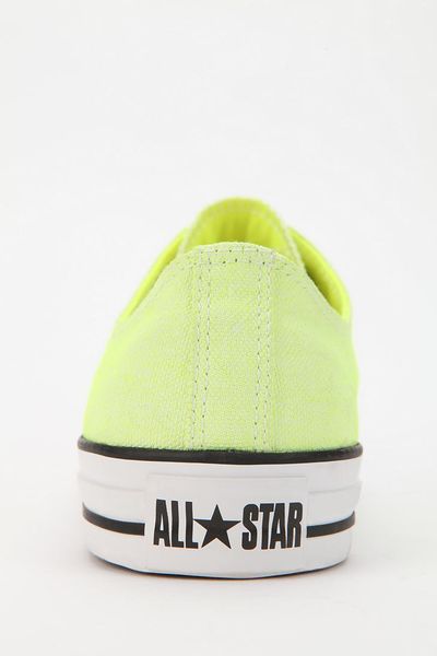 Urban Outfitters Converse Chuck Taylor All Star Neon Lowtop Sneaker in ...